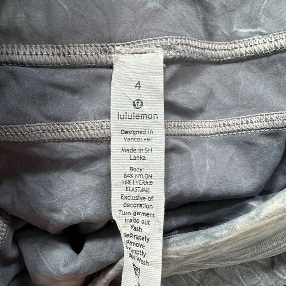 Lululemon High Rise Tight 25" *Ice Dye in Ice Wash Asphalt Grey - Picture 9 of 9